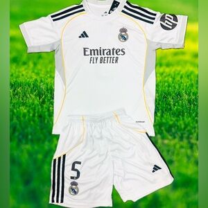 YOUTH Jude Bellingham Jersey Kids Kit (Jersey + Shorts) Soccer Sets LARGE (28)